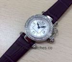 Replica Cartier Pasha Lady Watch SS Purple Version